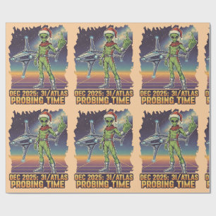 Funny 3I/ATLAS Wrapping Paper