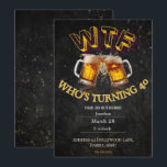 Funny 40th Birthday WTF Who’s Turning 40 Sarcastic Invitation<br><div class="desc">Make turning 40 unforgettable with this funny “WTF Who’s Turning 40?” birthday invitation, designed for a bold milestone birthday celebration with humour and style. Perfect for a 40th birthday party, surprise 40th birthday, adult birthday event, or sarcastic party theme, this customisable invitation adds personality to your special day. Personalise the...</div>