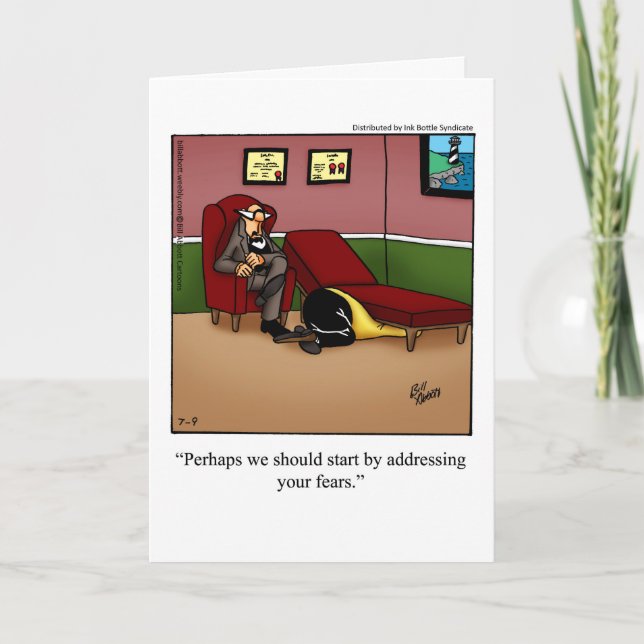 Funny 40th Happy Birthday Greeting Card (Front)