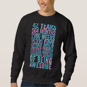 Funny 42nd Birthday Shirt Old Metre Funny 42 Year