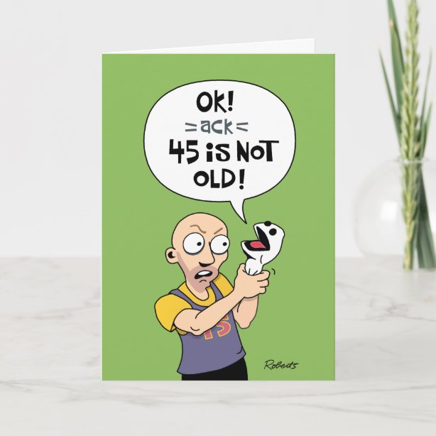 Funny 45th Birthday Cards Nz 8472