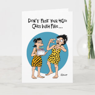 Funny 46th Birthday Card