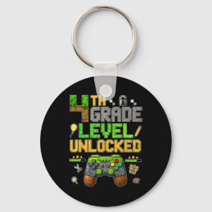 Funny 4th Grade Level Unlocked Ck To School Gamer  Key Ring