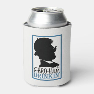 Funny 4th july Drinkin Swag Can Cooler