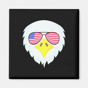 Funny 4th July Men Women Kids Eagle American Usa F Magnet