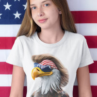 Funny 4th of July: American Bald Eagle and Mullet