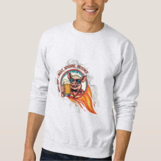 Funny 4th of July BBQ Pig Beer Mug | Grill Master Sweatshirt