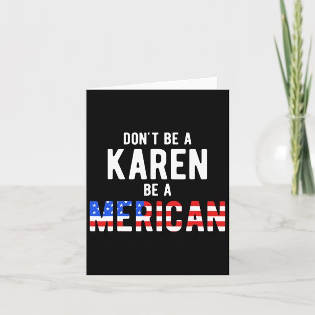 Funny 4th Of July Design Gift For Independence Day Card (Front)