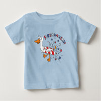Funny 4th of July Duck Cute Kids