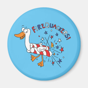 Funny 4th of July Duck Cute Kids Magnet