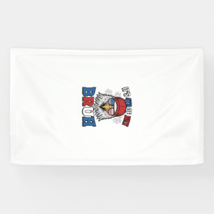Funny 4th of July Eagle Bruh Patriotic Shirt Desig Banner