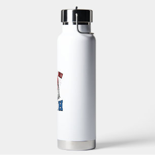 Funny 4th of July Eagle Bruh Patriotic Shirt Desig Water Bottle