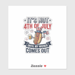 Funny 4th Of July Hot Dog Vintage Patriotic Shirt_