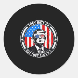 Funny 4th Of July Sippin On Liber-tea Coffee Liber Classic Round Sticker