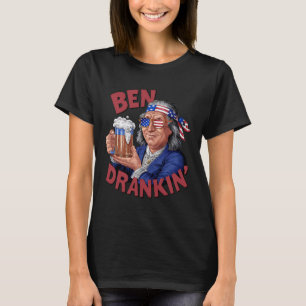 Funny 4th Of July Us President Party Franklin Ben  T-Shirt