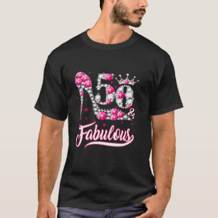 Funny 50 Years Old 50 Fabulous 50th Birthday Pink T-Shirt