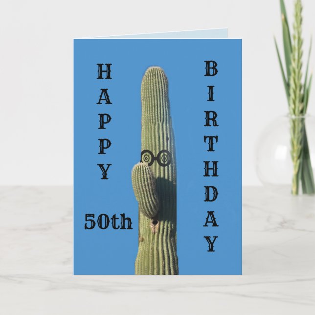 Funny 50th Birthday Card (Front)