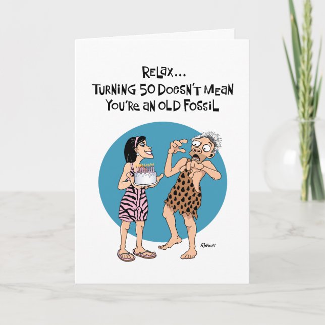 Funny 50th Birthday Card (Front)