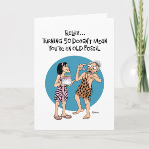 Funny 50th Birthday Card