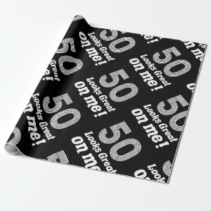 Funny 50th Birthday For Her Wrapping Paper