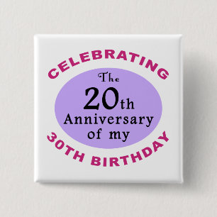 Funny 50th Birthday Gag Gifts 15 Cm Square Badge
