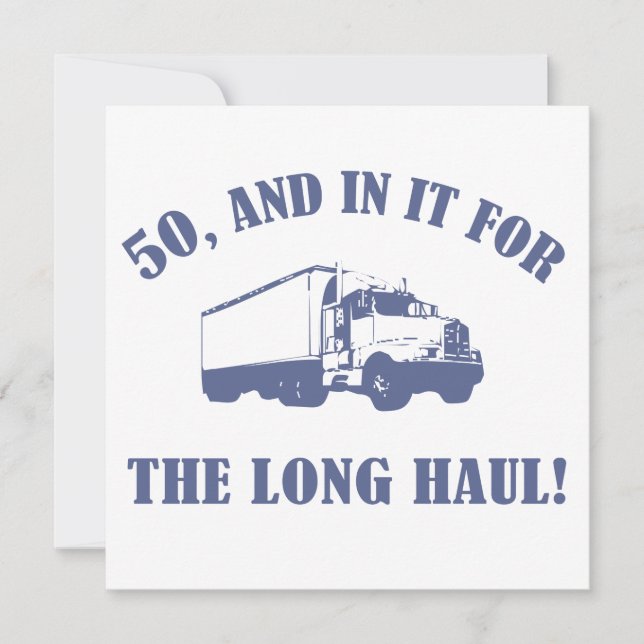 Funny 50th Birthday Gift Card (Front)