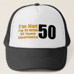 Funny 50th Birthday Hat<br><div class="desc">50th Birthday Mug Gifts
 Browse our 50th birthday gifts as a fantastic 50th birthday present for a family member or friends. We offer a huge variety of 50th birthday gifts to suit any man or woman that will recognise and commemorate the milestone 50th birthday.</div>