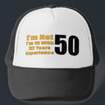 Funny 50th Birthday Hat<br><div class="desc">50th Birthday Mug Gifts
 Browse our 50th birthday gifts as a fantastic 50th birthday present for a family member or friends. We offer a huge variety of 50th birthday gifts to suit any man or woman that will recognise and commemorate the milestone 50th birthday.</div>