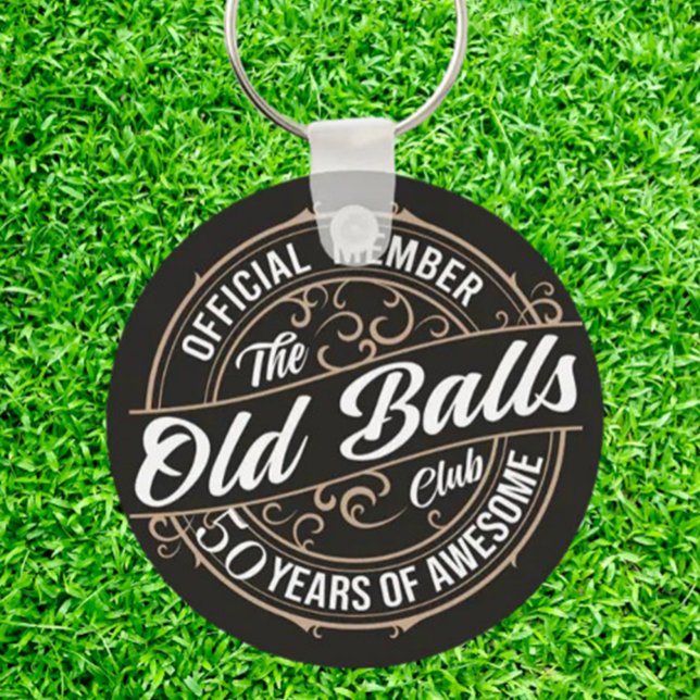 funny 50th Birthday,  Key Ring ( The best is yet to come. Happy 50th Birthday to an extraordinary human.”)