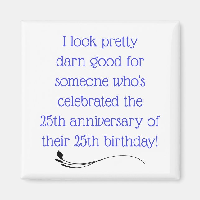 Funny 50th magnet (Front)