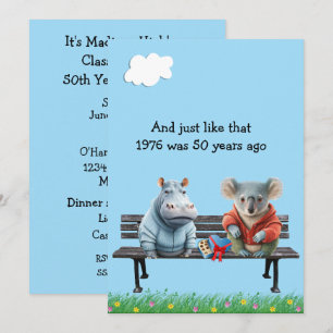 Funny 50th Year Reunion Invitation