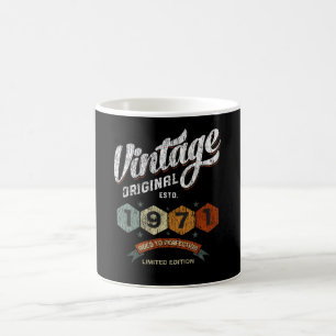 Funny 54 Year Old 1971 Vintage 54th Birthday Gift Coffee Mug