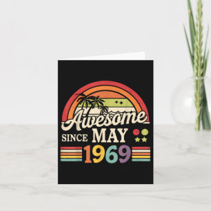 Funny 56 Years Old Vintage May 1969 56th Birthday Card