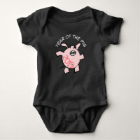 Funny 5 Cartoon Illustration Pink Pig  2019 Baby B