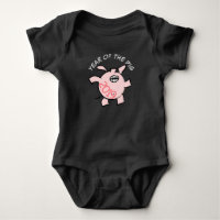 Funny 5 Cartoon Illustration Pink Pig  2019 Baby B