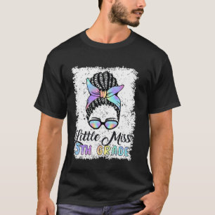 Funny 5th Grade Back To School Afro Little Miss Fi T-Shirt