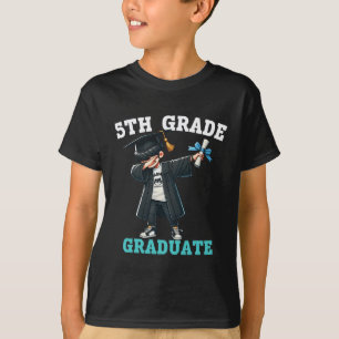 Funny 5th Grade Boys Graduation Grad Dabbing Cl Of T-Shirt