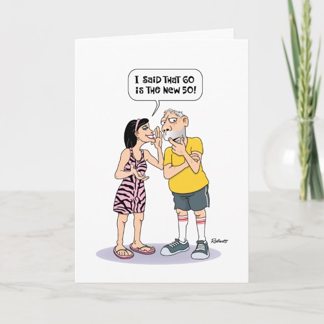 Funny 60th Birthday Card (Front)