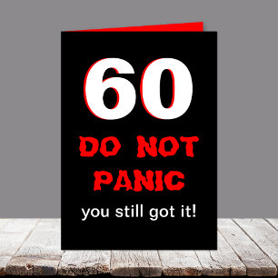 Funny 60th Birthday Card