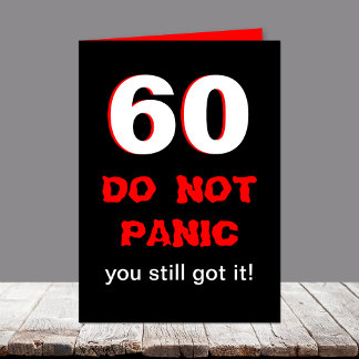 Funny 60th Birthday Card
