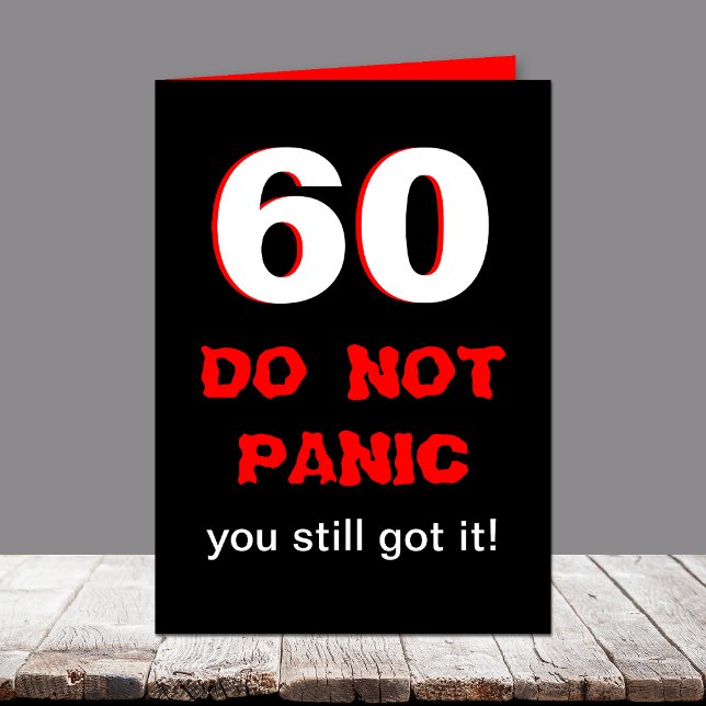 Funny 60th Birthday Card (Creator Uploaded)