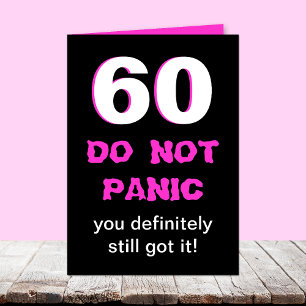 Funny 60th Birthday Card for Women