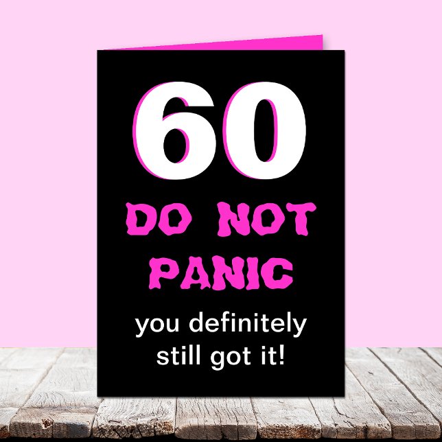 Funny 60th Birthday Card for Women (Creator Uploaded)