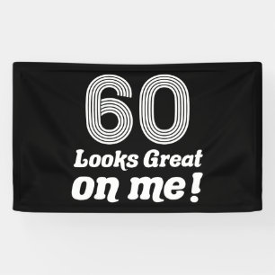 Funny 60th Birthday For Her Banner