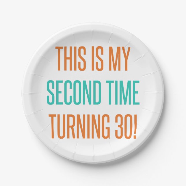 Funny 60th Birthday For Women Paper Plate (Front)