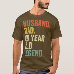 Funny 60Th Birthday Gifts Vintage Dad 1960 T-Shirt
