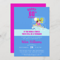 Funny 60th birthday invitation