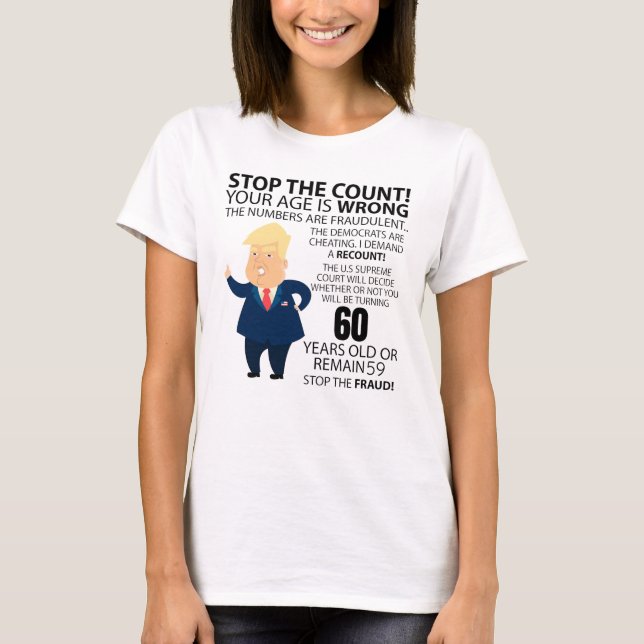 Funny 60th Year Birthday Present Happy Birth year T-Shirt (Front)