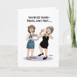 Funny 65th Birthday Card<br><div class="desc">Funny 65th Birthday Greeting Card for a woman who is turning 65 years old</div>