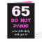Funny 65th Birthday Card for Women